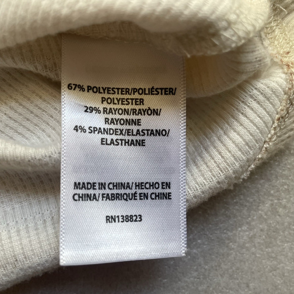 Rank 45 Shirt Men Large Beige Aztech Geo Native Print Waffle Knit Base Layer - Picture 11 of 12